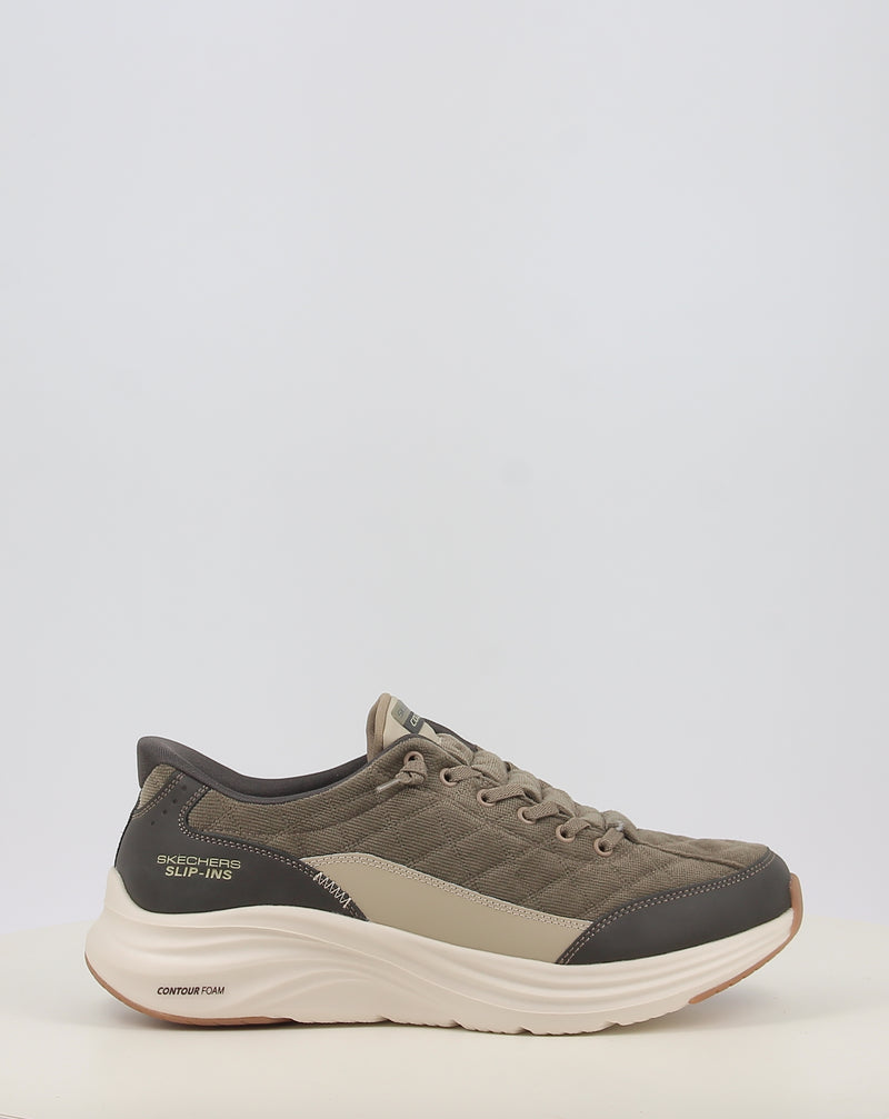 Zapatos SKECHERS SLIP-INS: CONTOUR FOAM - COZY verde
