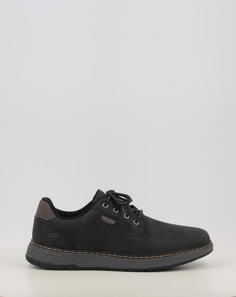 Zapatos SKECHERS RELAXE FIT: GARLAN- PRYOR  WATERPROOF negro