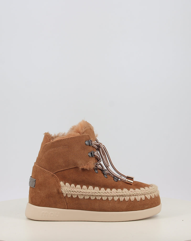 Botas MOU NEW INNER WEDGE LACE-UP cuero