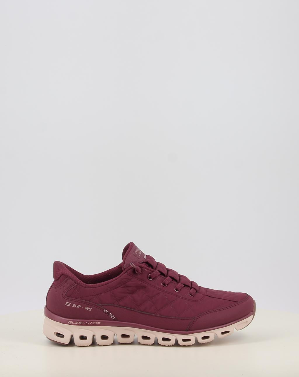 Zapatillas SKECHERS SLIP-INS: GLIDE-STEP - COZY FIT granate