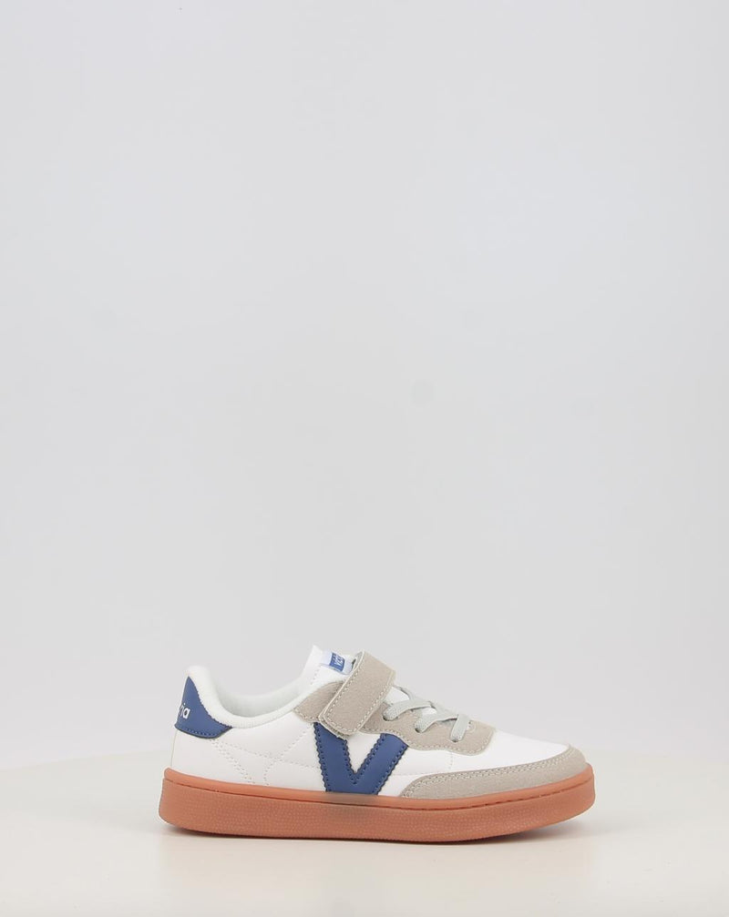 Zapatillas VICTORIA OSLO EFECTO PIEL & COLOR 1256102 blanco
