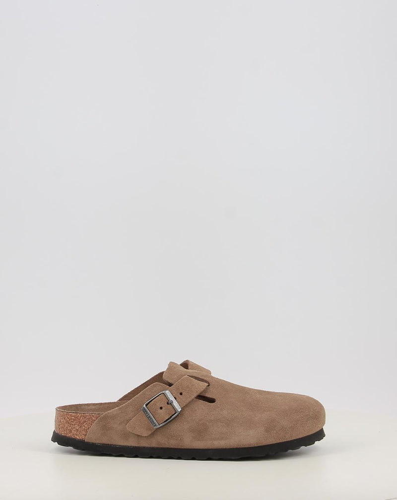 Zuecos BIRKENSTOCK BOSTON  SFB LEVE DARK TEA TONAL FB cuero